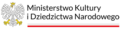 Logo Ministerstwa Kultury i Dziedzictwa Narodowego.